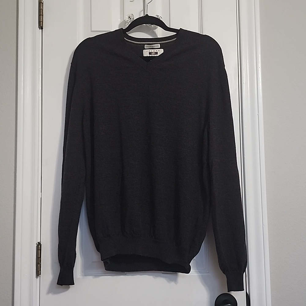 Joseph Abboud Extra Fine Merino Wool Men's Dark Gray Sweater Size XXL​​​​​